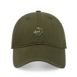 Shenron Dragon Dad Hats Eternal Dragon God Meme Classic Original Design Baseball Caps Funny Hats for Men Women Teens Unisex (Dragon Army Green)