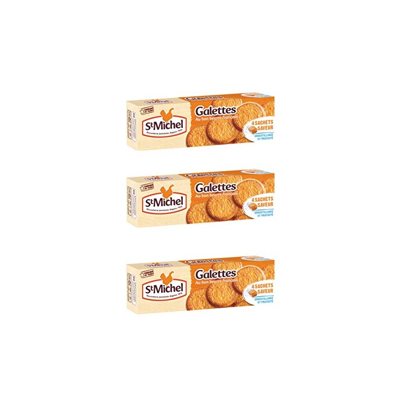From France St. Michel Galette Cookies130g Pack of 3