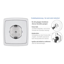 Reer 3245.010 Socket Cover, SCREW FITTING, WHITE (Pack of 10)