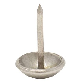 ComfortStyle Premium Upholstery Tacks, Nailhead Decorative Trim for Furniture, 7/16-inch Diameter (200, Pewter Nickel)