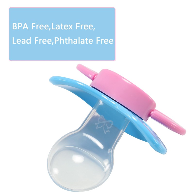 CutiePlusU Adult Size Dummy - Large Teat Shield Colour Mix