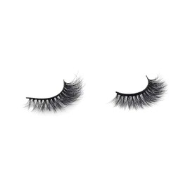 QTY:2 Alluring 3D Mink Lashes Reusable Strip, 100% Siberian Mink Fur False Eyelashes, Hand-made Cruelty Free Cat-Eye (Style: J49 & J42)