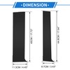 VekAuto 4 Pcs Door Pillar Window Trim for GMC Canyon