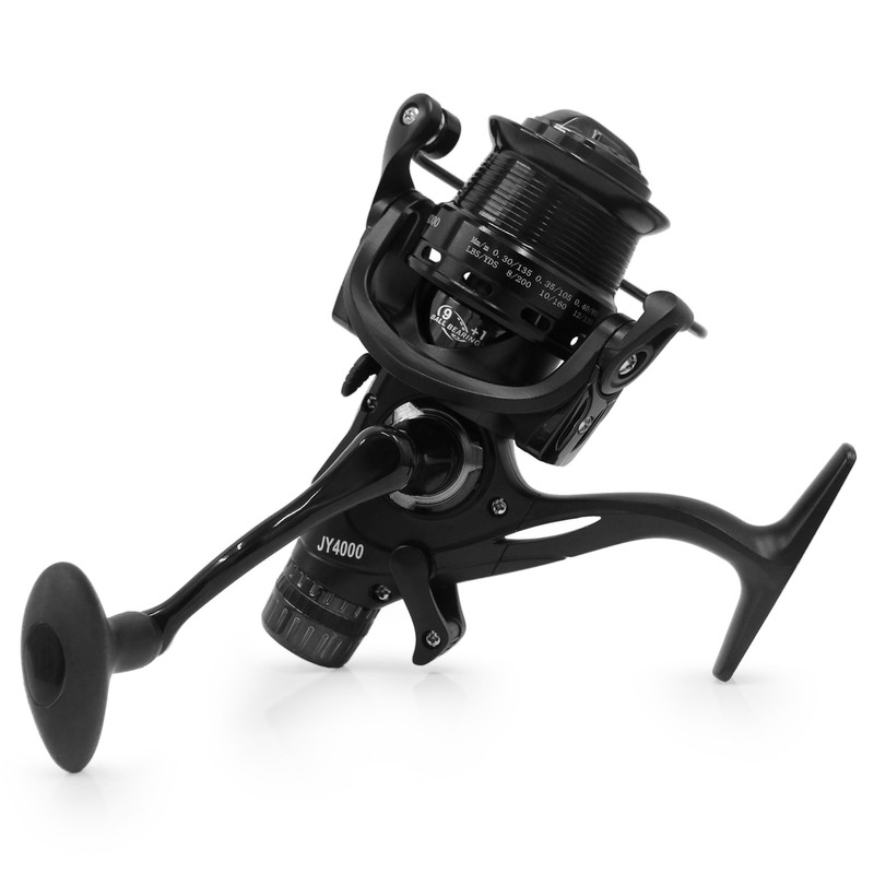 Fishing Reel Interchangeable Left and Right Handle Front and Rear