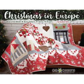 Christmas In Europe Quilt Book by Erla Gudrun
