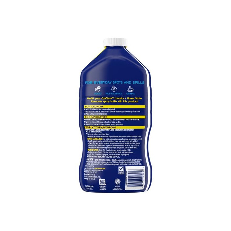 OxiClean - Paquete de quitamanchas para ropa sucia