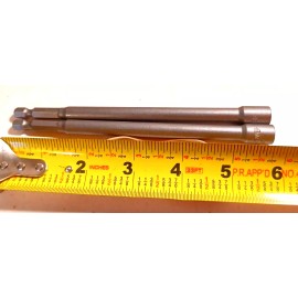 ITT MAGNETIC NUT DRIVERS 2 PC. 1/4" x 6" LONG SETTERS QUICK CHANGE