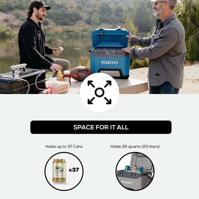 Igloo 25 Qt BMX Gray Cooler