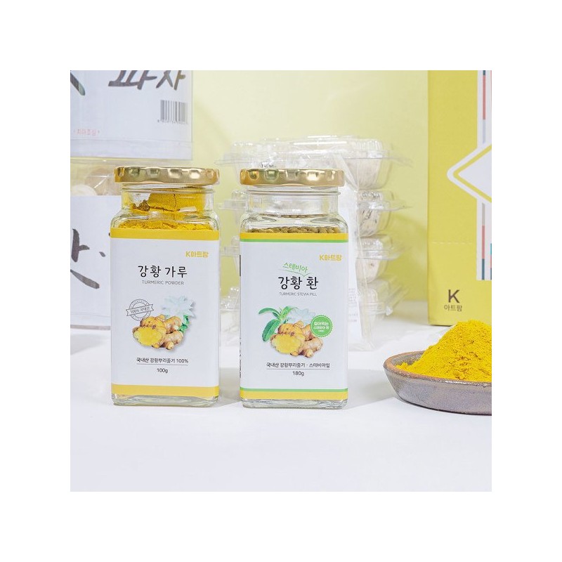 파미가평강황 강황분말 100g /하루가든든 건강한수푼 Pami Gapyung Turmeric Powder 100g