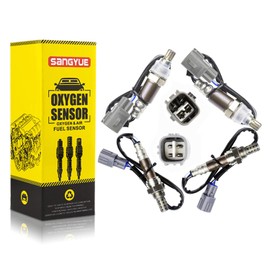 Sangyue Air Fuel Ratio Oxygen Sensor 1 & 2 for Toyota FJ Cruiser Land Cruiser Sequoia Upstream + Downstream 4pcs