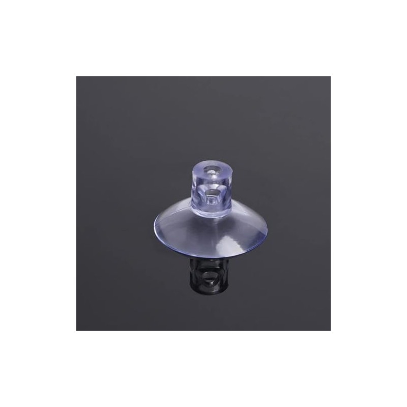 GDQLCNXB 25mm/0.98" Suction Cups for Glass Table Tops, Rubber Transparent
