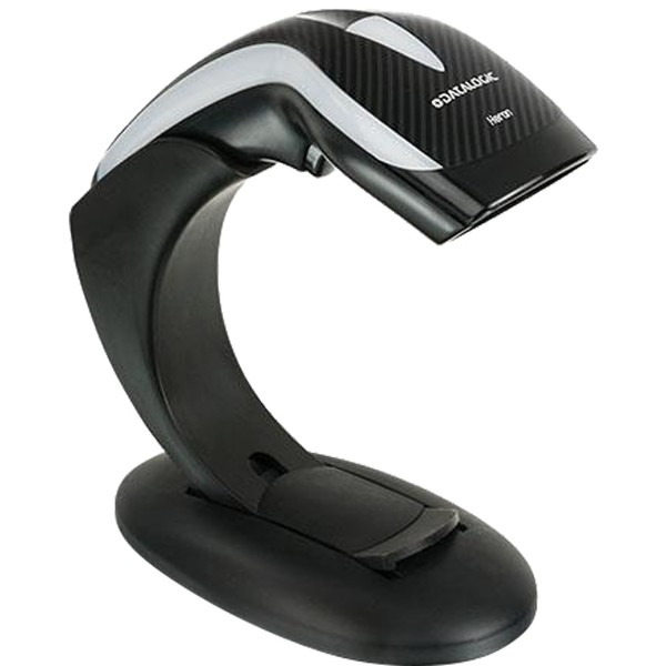 Datalogic ADC HD3130-BKK1B Heron HD3130,1D Scanner, USB KIT, Stand, Black