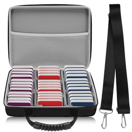 Silkfly Graded Sport Card Storage Box Holder for 2500+ Cards, Sport Card Box Card Storage Trading Card Case Organizer for Baseball Basketball Sport Board Game Cards and Expansions, Bag Only