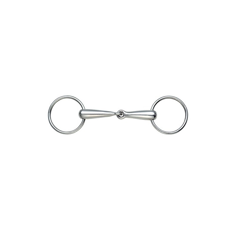 Shires Equestrian - Hollow Mouth Loose Ring Snaffle - S/steel