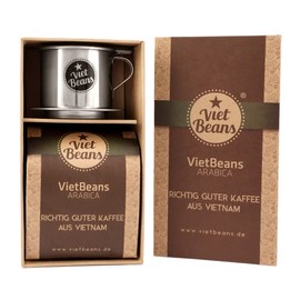VietBeans 100% Arabica Ground Gift Set – Espresso Beans Low Acid – Fruity Highland Coffee with Side Note Caramel and Honey – Slightly Bitter Sweetness – Poison Set Ground