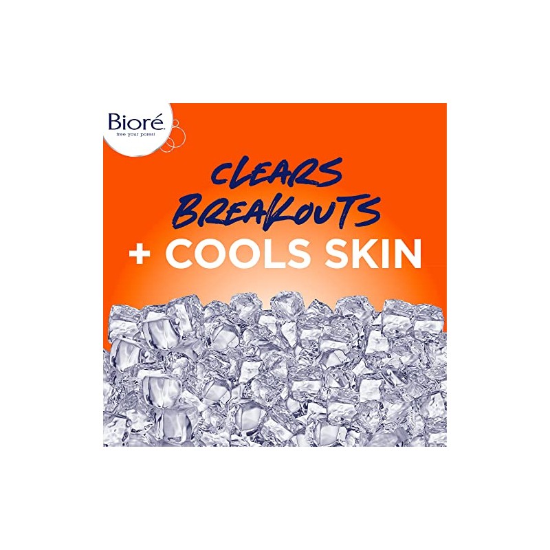 Biore Ice Cleanser Face Wash Limpiador Que Combate Imperfecciones Aclara
