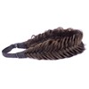 BOBIYA Wide Fishtail Synthetic Hair Braids Headband, Classic Braided Headband,
