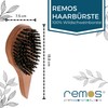 Remos natural hair brush made of 100% boar bristles with