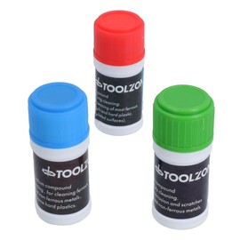 AB Tools Metal Cleaning and Polishing Kit For Drills 4” Mops + Compound 7pc Kit