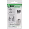 InLine® Keystone RJ45 Socket Slim, SNAP-In, Cat.8.1, Integrated Cable Tie