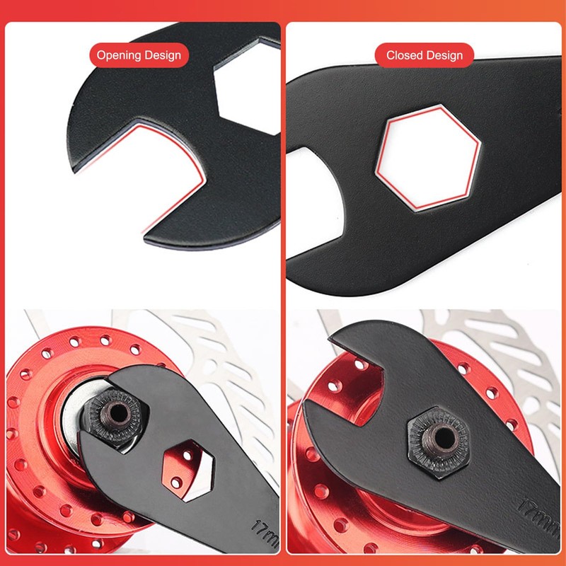 KMRDND Bicycle Cone Wrench Set Tool (13, 14, 15, 16