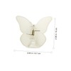 PACKOVE Matte Butterfly Hair Claw Clip Large Plastic Jaw Clamp