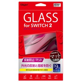 Nakabayashi Switch 2 Display Glass Film Anti-Reflective Bubble-Free Z1126