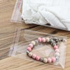 RUBY Pack of 200 Clear Plastic Cellophane Bags with Self