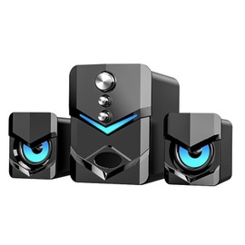 Goshyda Sounder Speaker Wired Multimedia Desktop Speaker with Subwoofer Stereo Surround Sound for Computer Laptop Home Office