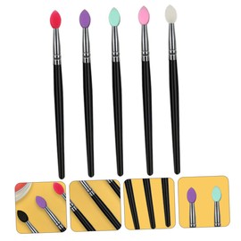Minkissy 5pcs Makeup Brush Set Eye Makeup Brushes Set Mixed Colors Face Beauty Tool for Women