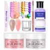 Complete Acrylic Nail Set w/ 2x30g Powder, 60ml Monomer Liquid,