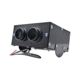 12V Car Heater Fan, Baceyong 500W Car Eletricial Defrosting Demister Mute Quickly Heating, Windscreen Defrosting Demister Heating Warmer Kits Dustproof Black