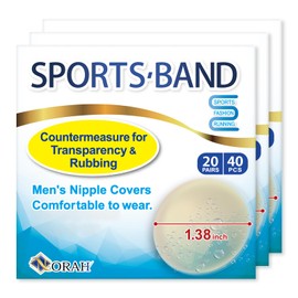 60PAIRS 120PCS Nipple Covers for Men Mens Nipples Nip Protector, Beige (3 Sets)