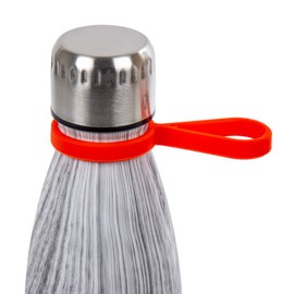 Pure Water, 1.25 x 3 inches, Red Easy and Convenient Durable Simple Silicone Bottle Holder (70551DC-RE)