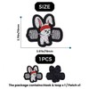 Funny Bunny Gym Patch, Hook&Loop 3" for Backpack,Vest,Gym Bag
