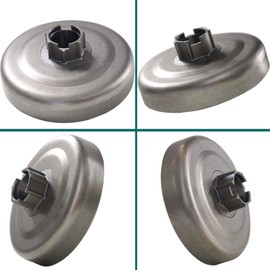 3/8 Sprocket 7T Clutch Drum Bearing Oil Pressure Line Kit for Husqvarna 455 460 Rancher Jonsered CS2255 Chain Saw Re 537291702 537110503