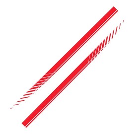 Sports Racing Stripes Graphic Sticker, Asudaro Car Body Side Stripes, Vinyl Graphic Sticker, Decals Stripes, Racing Decal, DIY Side Skirts Car Sticker, Striped Car Sticker, Red