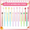 IESCOO 20pcs Fun Pens, Cute Novelty Gel Ink Wiggle Pens