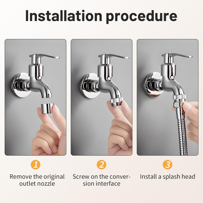 20cm Kitchen Tap Aerator with Dual Function, Effective Water Saving