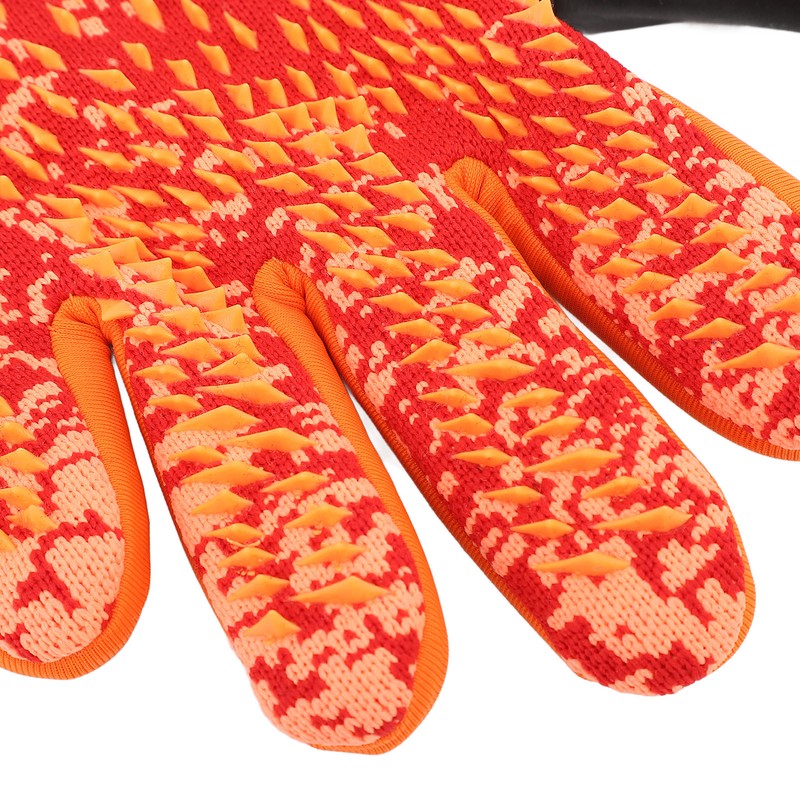 2pcs Soccer Gloves Nylon Polyurethane Fiber Latex Breathable Strong Grip