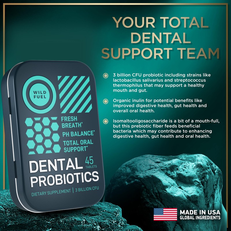 WILD FUEL WILD FUEL Probiotic and Prebiotic Dental and Digestive