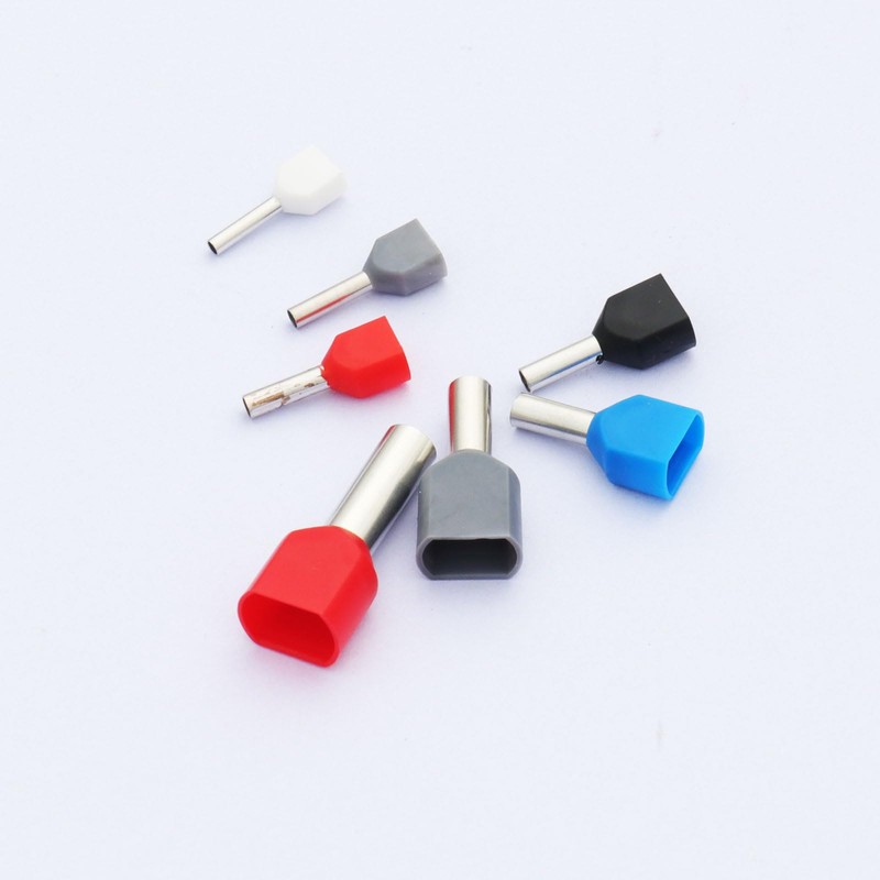 Fidioto Double Wire Ferrule Kit,1200pcs Dual Barrel Ferrules Terminal Set,