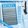 Fairy Lash Clusters Kit Manga Lash Extension Kit Invisible Band