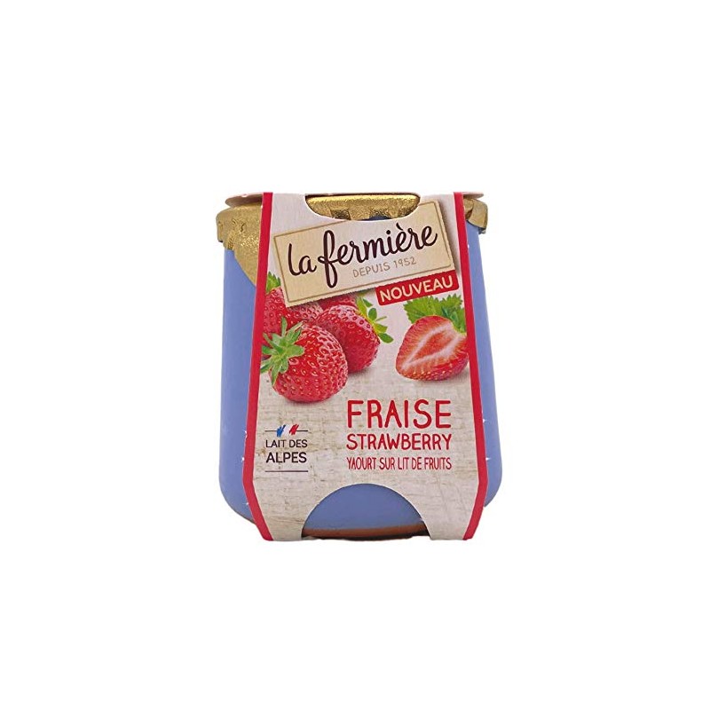 La Fermiere Strawberry Yogurt 140g x 6
