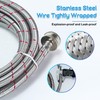 15FT Extra Long Washing Machine Hoses 3/4'' Standard NPT Connections