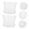 BESPORTBLE 2 Sets of Plastic Root Control Pots Drainage Holes