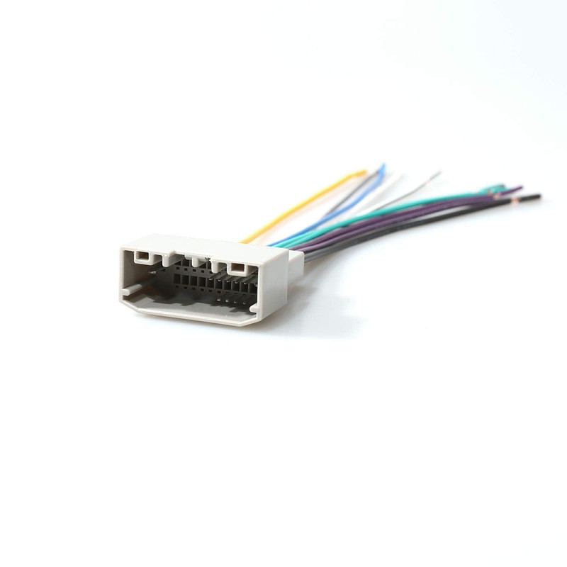 RED WOLF Radio Stereo Wire Harness + Antenna Adapter Connector