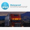 Partsam 5pcs Amber Cab Marker Lights LED Top Roof Running