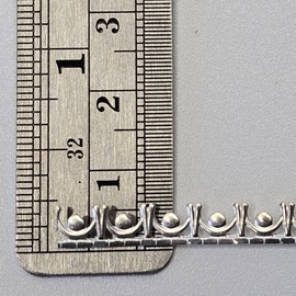 Swag Gallery Bezel Wire 925 Sterling Silver Flat Strip (0.214" x 0.026" x 1FT) - 1 Strip - for Jewelry Art from WIZART