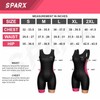 Sparx Women Premium Triathlon Padded Suit Back Hole Triathlon Suit
